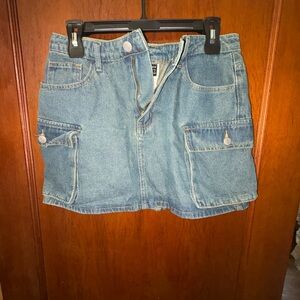 SHEIN Blue Mini Skirt